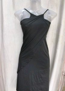 Chic Black Wrap Dress