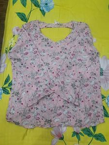 Floral Pink Top