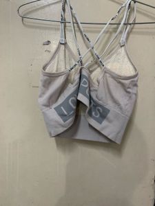Comfortable Sports Bra with Strappy Back