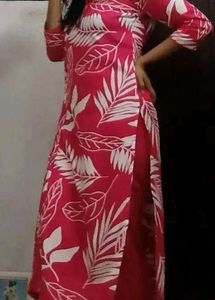 rayon printed kurta set