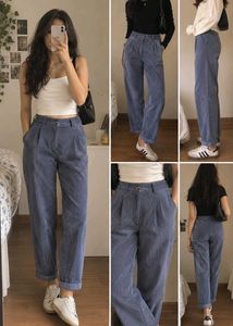 Blue underbudget Corduroy Pants