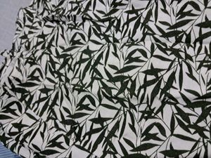 White &amp; Black Leaf Print Casual Shirt
