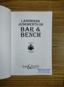 Landmark Judgements &amp; Suo Moto Petitions