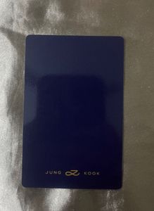 Official Bts jungkook photocard