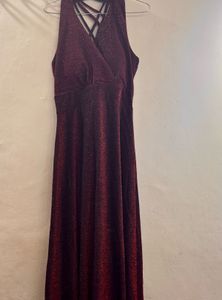 Sparkling Glitter Wrap Dress
