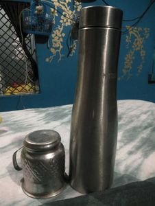 Combo Vintage Stainles Steel Water Bottle &amp; Mug S