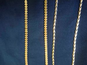 Elegant Gold Necklaces Set