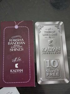 Expired Kalyan Jewellers 10g Silver Coin Card