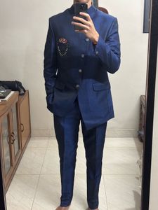 Jodhpuri Men’s Suit - Navy