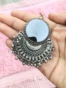 Silver Oxidised Earrings &amp; Ring Combo