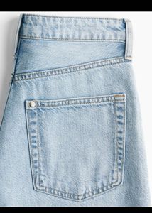 H&amp;M Wide Leg Light Wash Jeans