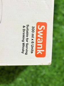 Swank Whisky Glasses Set - 6 pcs
