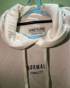 Cream Graphic Hoodie