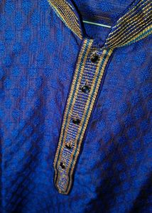 Men's Royal Blue Kurta