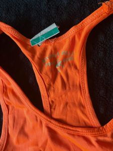 Beverly Hills Polo Club Orange Sports Bra