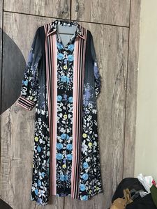 Bohemian Floral Print Maxi Dress