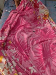Floral Pink Blanket