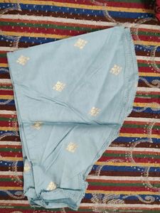 Elegant Blue Sequined Kurta Set