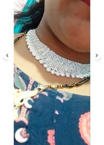 Stunning Silver Necklace and Earring Set