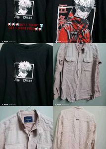 Anime Jujutsu Kaisen T-Shirt & Casual Shir