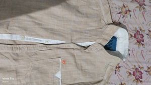 Men's Red Button-Up Shirt