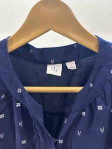 GAP Navy Blue Printed Tunic Top