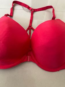 Vibrant Red Racerback Bra