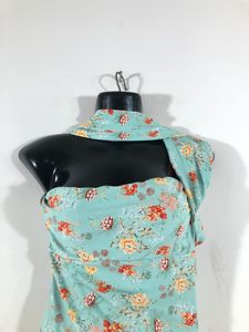 Cyan Blue Printed Swimsuit (Women’s)