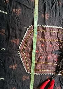 Elegant Black Kurta chudidar and duppata set