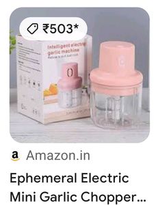 Electric Mini Garlic Chopper
