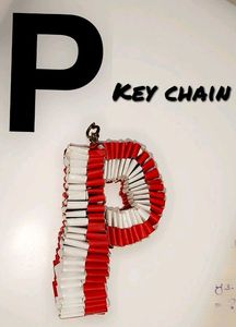P alphabet keychain