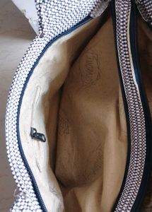 Woven Tote Bag with Drawstring Closure