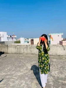 Green Printed Kurti
