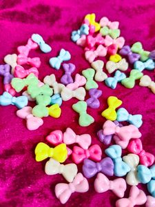 Mix Colour Bow Charm