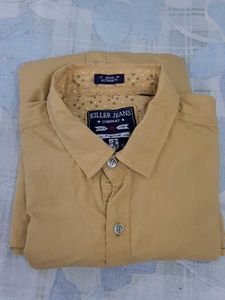 Killer Jeans Men's Yellow Shirt