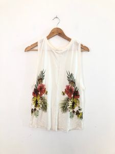 Cream Printed Top(Women’s)