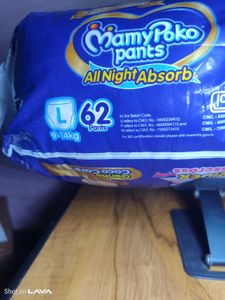 MamyPoko Pants Diapers - L(pack of 62)