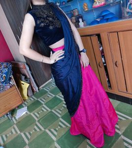 price drop 📉Luxury Lahenga/Ready To Wear Saree