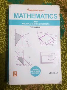 Comprehensive MATHEMATICS VOLUME-II  CLASS XII