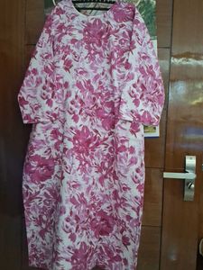 Pure cotton daily wear kurta in floral pattern