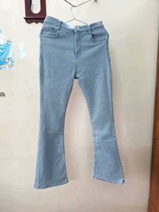 Light Wash Bell Bottom Jeans
