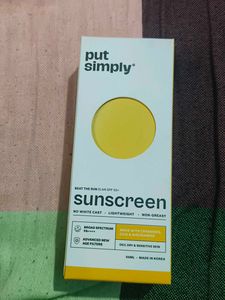 Put Simply Sunscreen SPF 50+