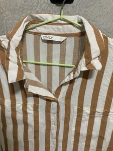 Striped Shirt Dress