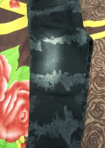 Tie-Dye  capri Jeans - Trendy Style