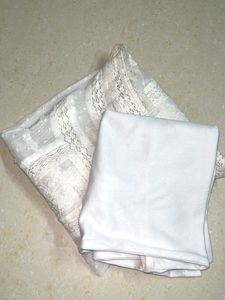 Lace Detail White Top