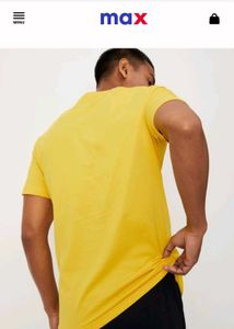 Max V- Neck Yellow Tshirt