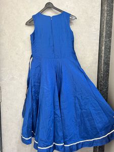 2pc Blue Ethnic Gown with jacket