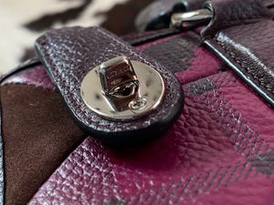 Authentic Coach Patchwork Floral Satchel Bag