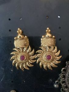 Set of 3 Traditional Indian Earrings
