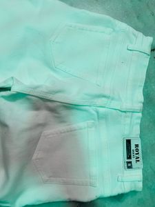 Classic White Straight Leg Jeans
